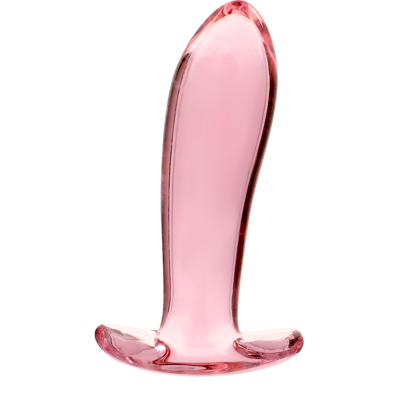 NEBULA SERIES BY IBIZA - PLUG ANAL MODÈLE 5 VERRE BOROSILICATE ROSE 12.5 CM -O- 3.5 CM NEBULA SERIES BY IBIZA