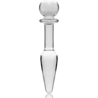 NEBULA SERIES BY IBIZA - PLUG ANAL MODÈLE 7 VERRE BOROSILICATE CLAIR 13.5 CM -O- 3 CM NEBULA SERIES BY IBIZA