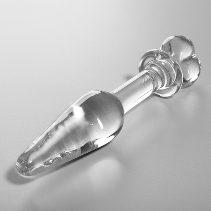 NEBULA SERIES BY IBIZA - PLUG ANAL MODÈLE 7 VERRE BOROSILICATE CLAIR 13.5 CM -O- 3 CM NEBULA SERIES BY IBIZA
