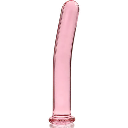NEBULA SERIES BY IBIZA - MODÈLE 8 GODE EN VERRE BOROSILICATE ROSE 14.5 CM -O- 2 CM NEBULA SERIES BY IBIZA