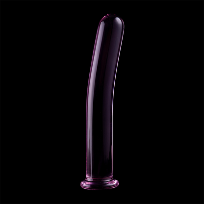 NEBULA SERIES BY IBIZA - MODÈLE 8 GODE EN VERRE BOROSILICATE ROSE 14.5 CM -O- 2 CM NEBULA SERIES BY IBIZA