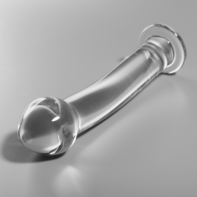 NEBULA SERIES BY IBIZA - MODÈLE 11 GODE EN VERRE BOROSILICATE CLAIR 16 CM -O- 3 CM NEBULA SERIES BY IBIZA