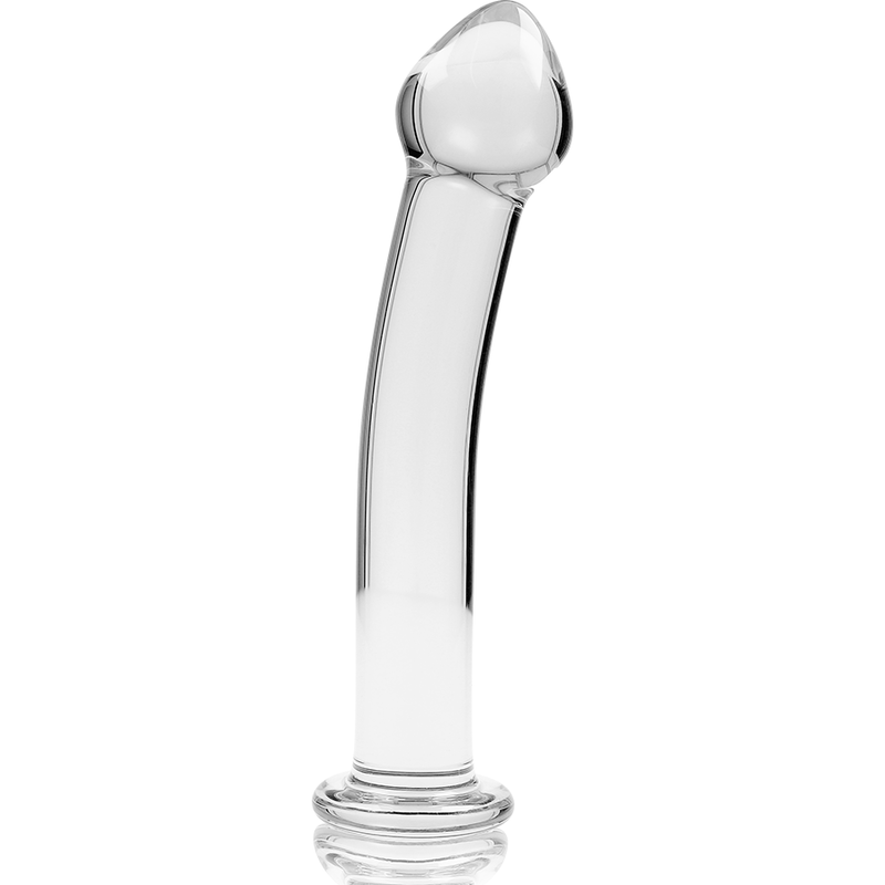 NEBULA SERIES BY IBIZA - MODÈLE 11 GODE EN VERRE BOROSILICATE CLAIR 16 CM -O- 3 CM NEBULA SERIES BY IBIZA