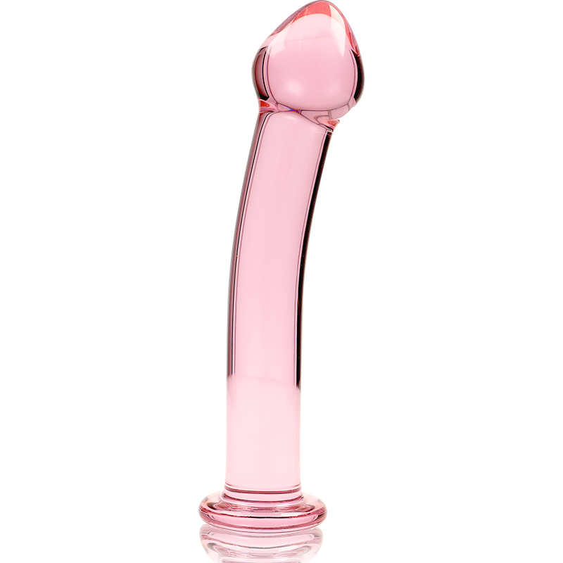 NEBULA SERIES BY IBIZA - MODÈLE 11 GODE EN VERRE BOROSILICATE ROSE 16 CM -O- 3 CM NEBULA SERIES BY IBIZA