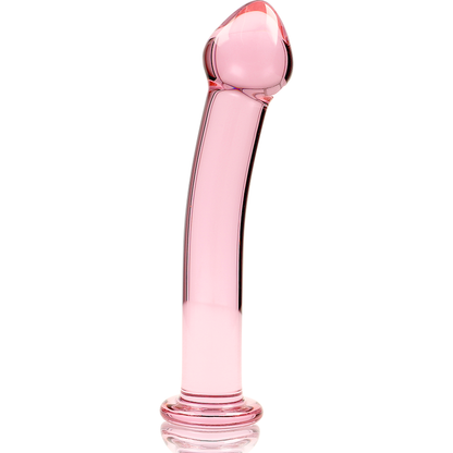 NEBULA SERIES BY IBIZA - MODÈLE 11 GODE EN VERRE BOROSILICATE ROSE 16 CM -O- 3 CM NEBULA SERIES BY IBIZA