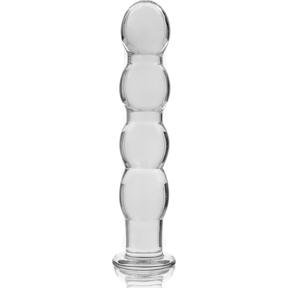 NEBULA SERIES BY IBIZA - MODÈLE 10 GODE EN VERRE BOROSILICATE CLAIR 16.5 CM -O- 3.5 CM NEBULA SERIES BY IBIZA