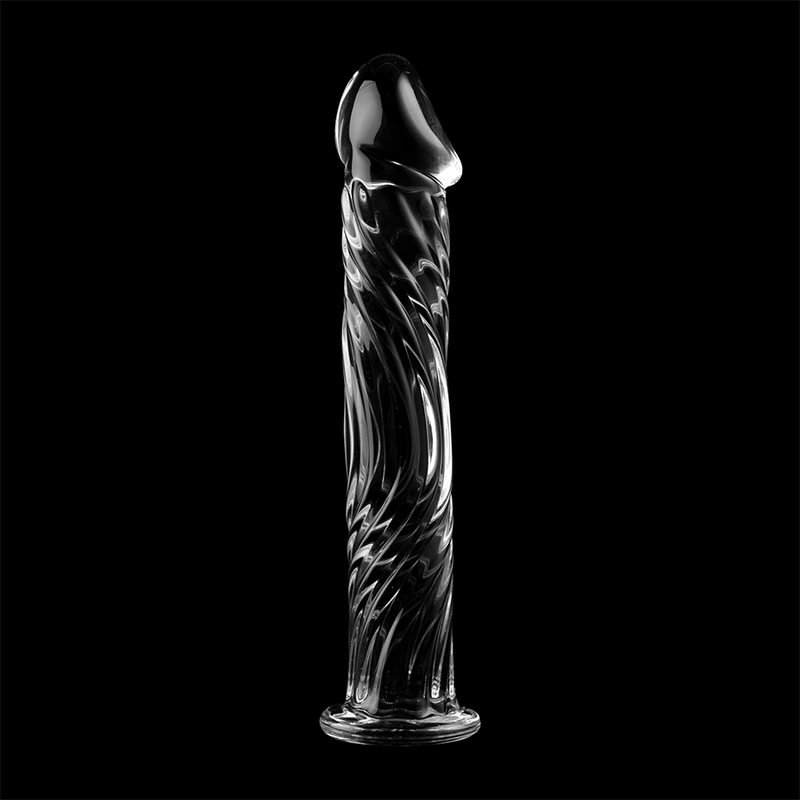 NEBULA SERIES BY IBIZA - MODÈLE 12 GODE EN VERRE BOROSILICATE CLAIR 17 CM -O- 3.5 CM NEBULA SERIES BY IBIZA
