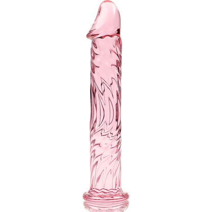 NEBULA SERIES BY IBIZA - MODÈLE 12 GODE EN VERRE BOROSILICATE ROSE 17 CM -O- 3.5 CM NEBULA SERIES BY IBIZA