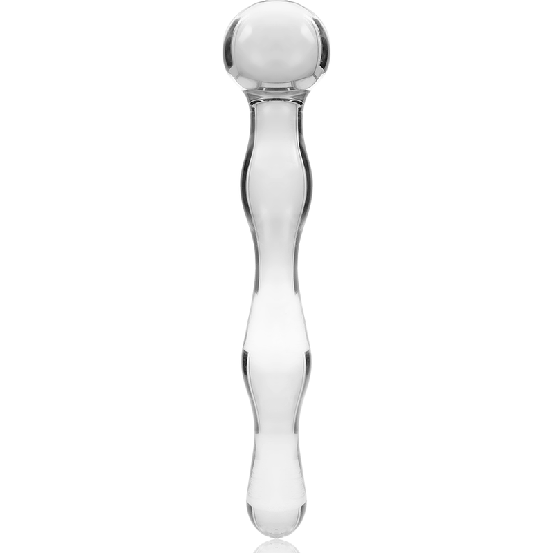NEBULA SERIES BY IBIZA - MODÈLE 13 GODE EN VERRE BOROSILICATE CLAIR 18 CM -O- 3.5 CM NEBULA SERIES BY IBIZA
