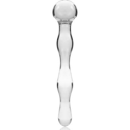 NEBULA SERIES BY IBIZA - MODÈLE 13 GODE EN VERRE BOROSILICATE CLAIR 18 CM -O- 3.5 CM NEBULA SERIES BY IBIZA
