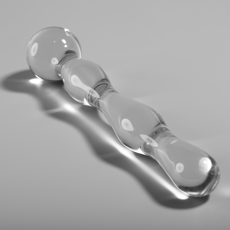 NEBULA SERIES BY IBIZA - MODÈLE 13 GODE EN VERRE BOROSILICATE CLAIR 18 CM -O- 3.5 CM NEBULA SERIES BY IBIZA