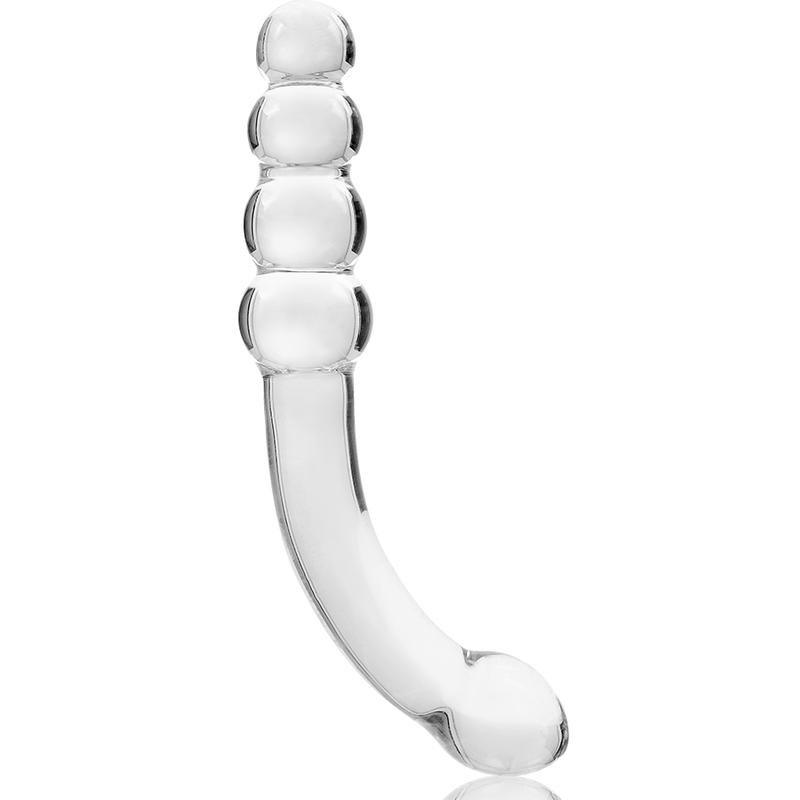 NEBULA SERIES BY IBIZA - MODÈLE 14 GODE EN VERRE BOROSILICATE CLAIR 18.5 CM -O- 3 CM NEBULA SERIES BY IBIZA