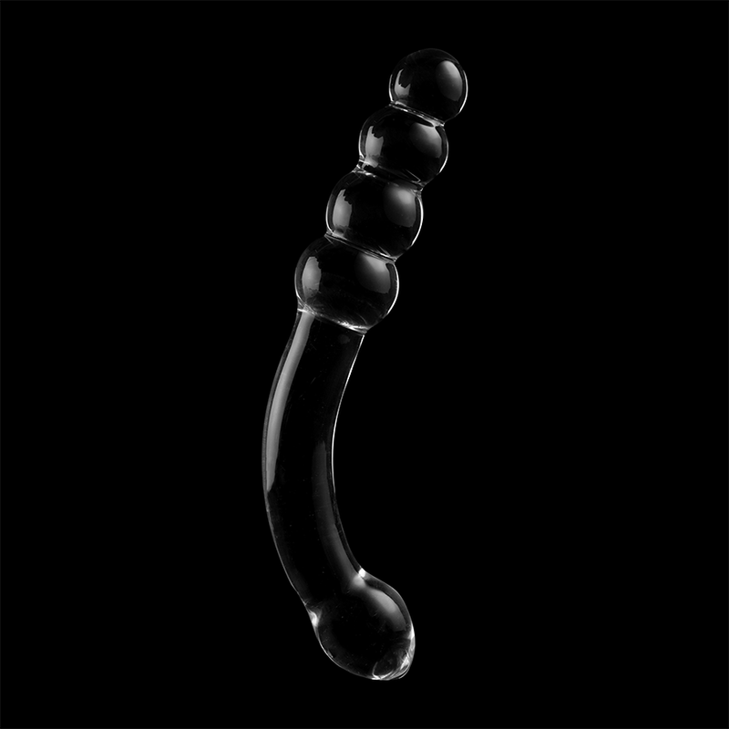 NEBULA SERIES BY IBIZA - MODÈLE 14 GODE EN VERRE BOROSILICATE CLAIR 18.5 CM -O- 3 CM NEBULA SERIES BY IBIZA