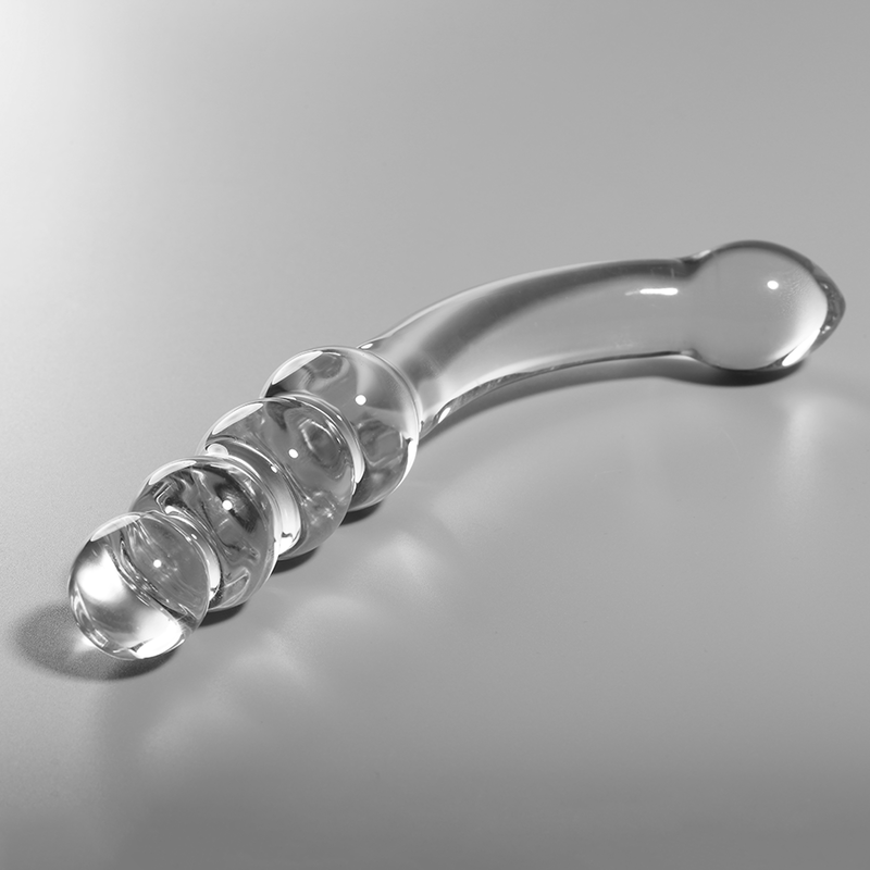 NEBULA SERIES BY IBIZA - MODÈLE 14 GODE EN VERRE BOROSILICATE CLAIR 18.5 CM -O- 3 CM NEBULA SERIES BY IBIZA