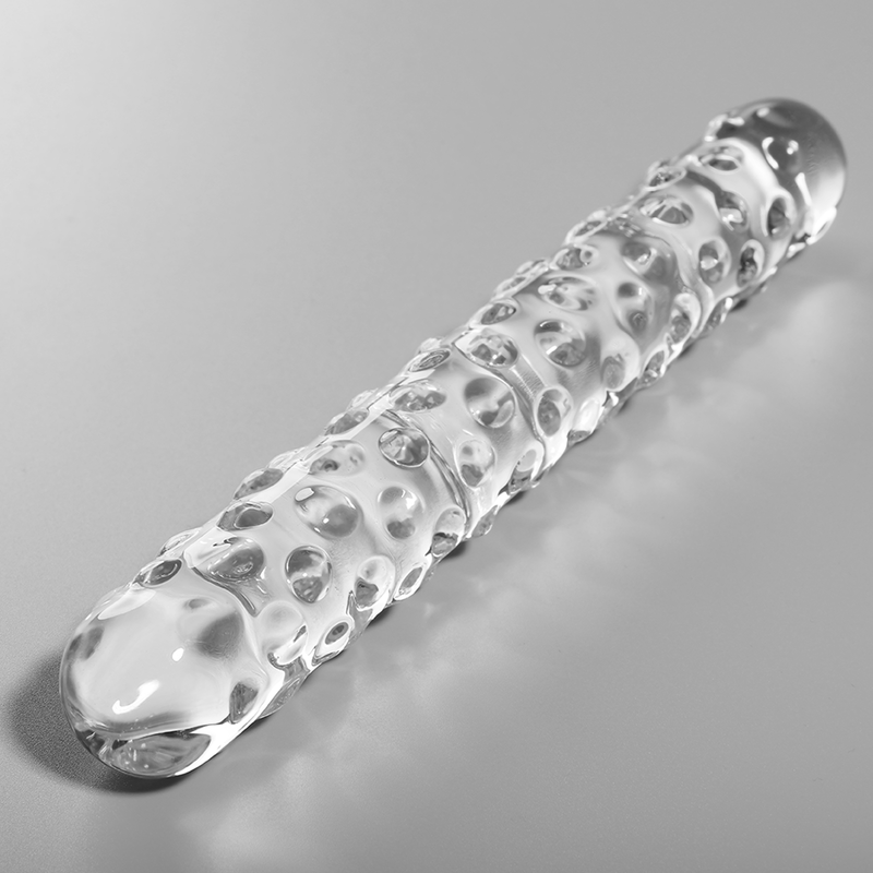 NEBULA SERIES BY IBIZA - MODÈLE 15 GODE EN VERRE BOROSILICATE CLAIR 18.5 CM -O- 3 CM NEBULA SERIES BY IBIZA