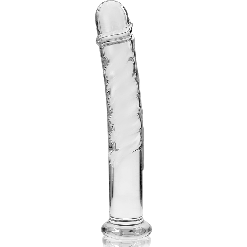 NEBULA SERIES BY IBIZA - MODÈLE 16 GODE EN VERRE BOROSILICATE CLAIR 18.5 CM -O- 3 CM NEBULA SERIES BY IBIZA