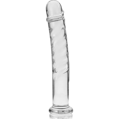NEBULA SERIES BY IBIZA - MODÈLE 16 GODE EN VERRE BOROSILICATE CLAIR 18.5 CM -O- 3 CM NEBULA SERIES BY IBIZA