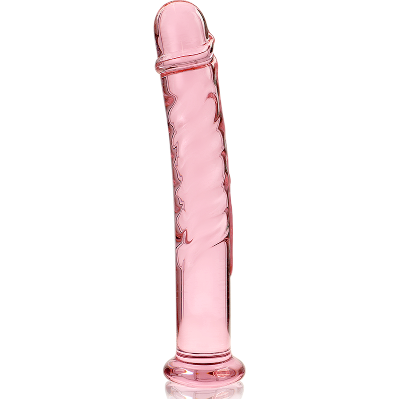 NEBULA SERIES BY IBIZA - MODÈLE 16 GODE EN VERRE BOROSILICATE ROSE 18.5 CM -O- 3 CM NEBULA SERIES BY IBIZA