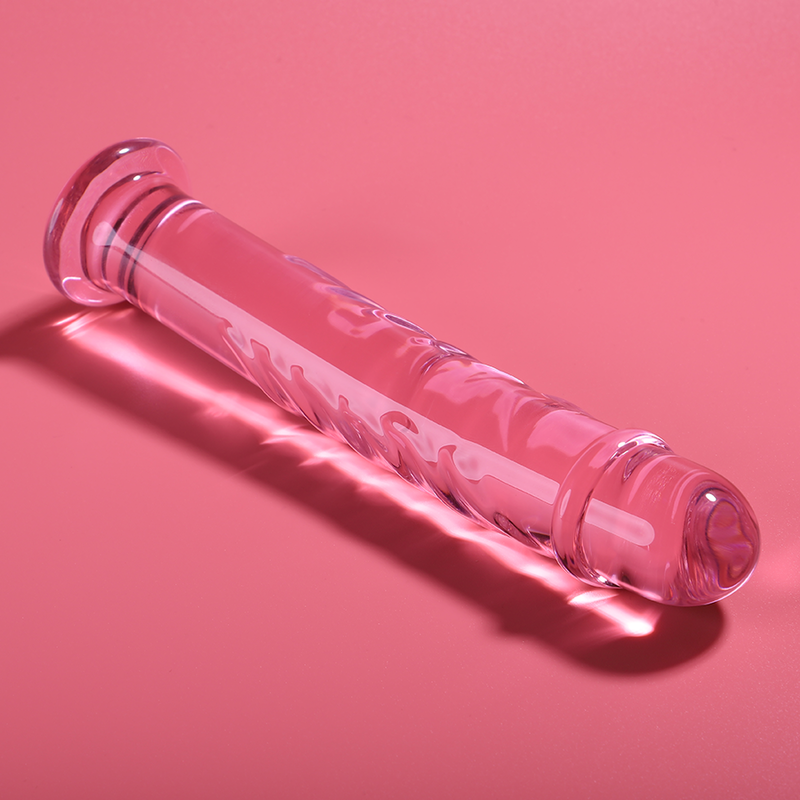 NEBULA SERIES BY IBIZA - MODÈLE 16 GODE EN VERRE BOROSILICATE ROSE 18.5 CM -O- 3 CM NEBULA SERIES BY IBIZA
