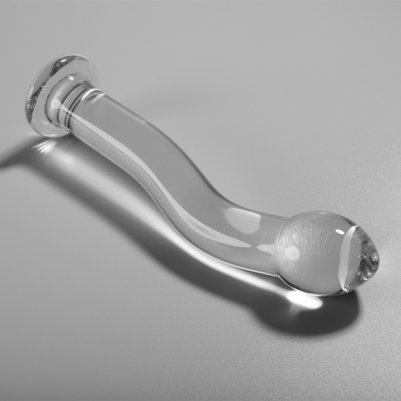 NEBULA SERIES BY IBIZA - MODÈLE 18 GODE EN VERRE BOROSILICATE CLAIR 18.5 CM -O- 3.5 CM NEBULA SERIES BY IBIZA