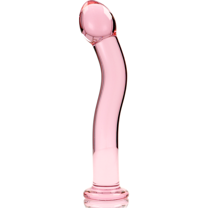 NEBULA SERIES BY IBIZA - MODÈLE 18 GODE EN VERRE BOROSILICATE ROSE 18.5 CM -O- 3.5 CM NEBULA SERIES BY IBIZA