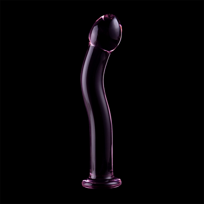 NEBULA SERIES BY IBIZA - MODÈLE 18 GODE EN VERRE BOROSILICATE ROSE 18.5 CM -O- 3.5 CM NEBULA SERIES BY IBIZA