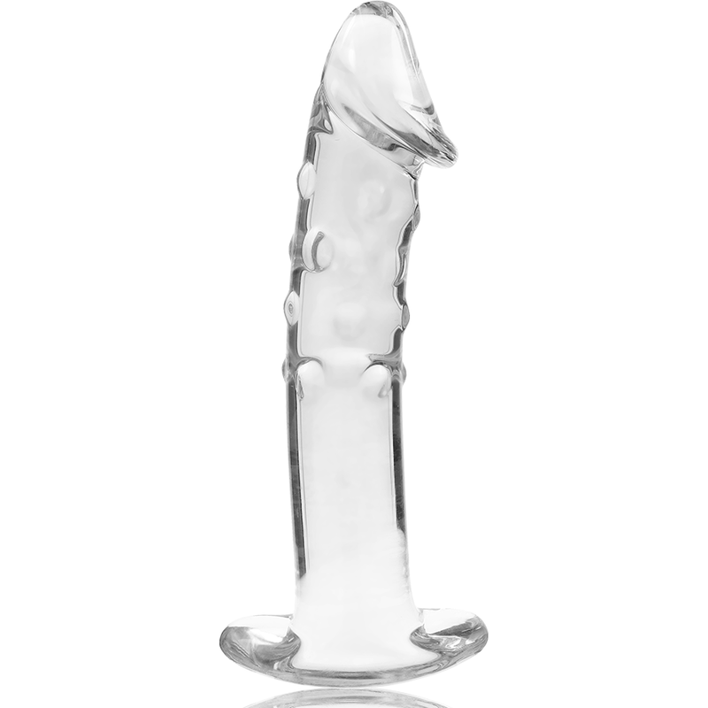 NEBULA SERIES BY IBIZA - MODÈLE 19 GODE EN VERRE BOROSILICATE CLAIR 18.5 CM -O- 4 CM NEBULA SERIES BY IBIZA