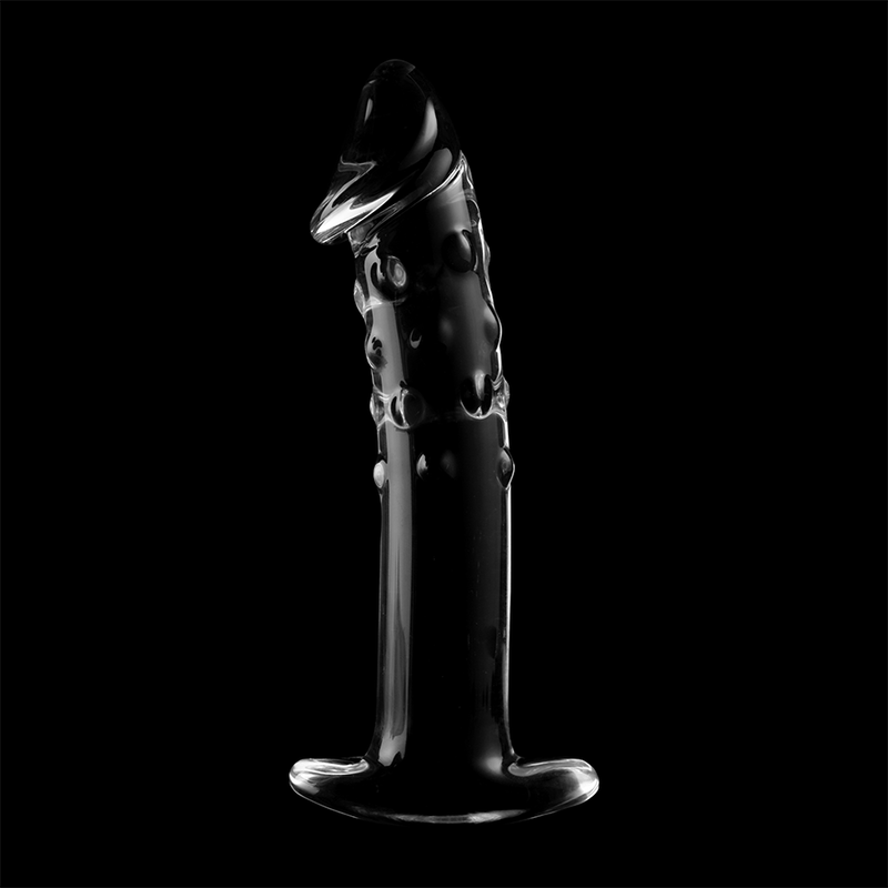 NEBULA SERIES BY IBIZA - MODÈLE 19 GODE EN VERRE BOROSILICATE CLAIR 18.5 CM -O- 4 CM NEBULA SERIES BY IBIZA