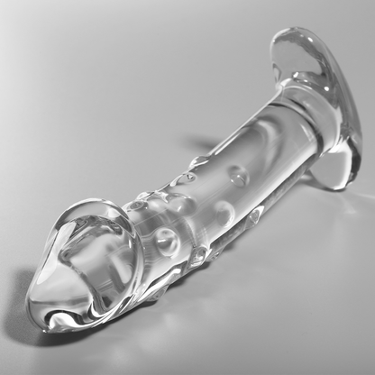 NEBULA SERIES BY IBIZA - MODÈLE 19 GODE EN VERRE BOROSILICATE CLAIR 18.5 CM -O- 4 CM NEBULA SERIES BY IBIZA