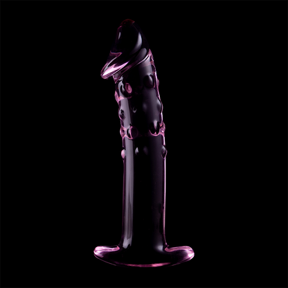 NEBULA SERIES BY IBIZA - MODÈLE 19 GODE EN VERRE BOROSILICATE ROSE 18.5 CM -O- 4 CM NEBULA SERIES BY IBIZA