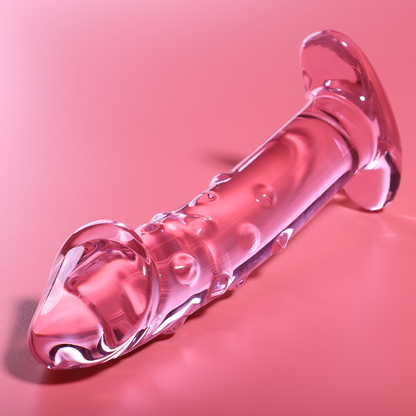 NEBULA SERIES BY IBIZA - MODÈLE 19 GODE EN VERRE BOROSILICATE ROSE 18.5 CM -O- 4 CM NEBULA SERIES BY IBIZA