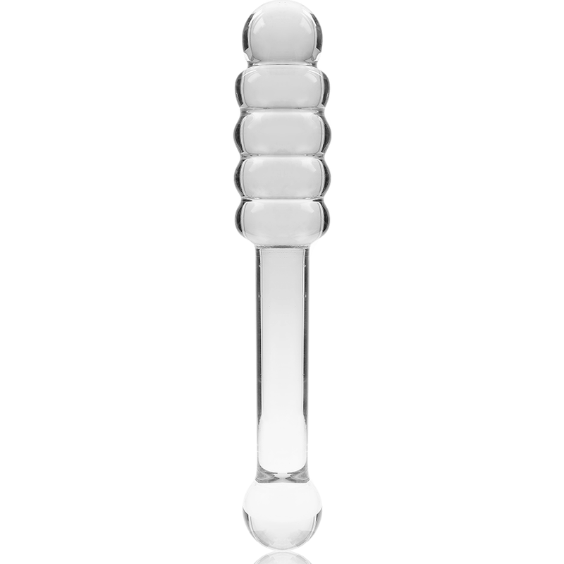 NEBULA SERIES BY IBIZA - MODÈLE 20 GODE EN VERRE BOROSILICATE CLAIR 20.5 CM -O- 3 CM NEBULA SERIES BY IBIZA