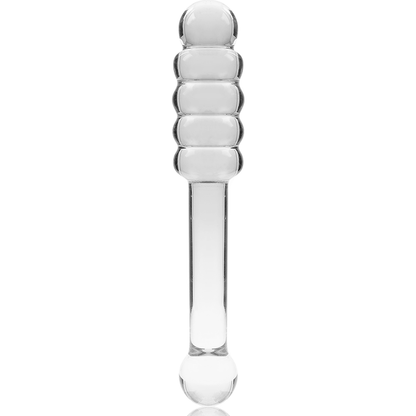 NEBULA SERIES BY IBIZA - MODÈLE 20 GODE EN VERRE BOROSILICATE CLAIR 20.5 CM -O- 3 CM NEBULA SERIES BY IBIZA
