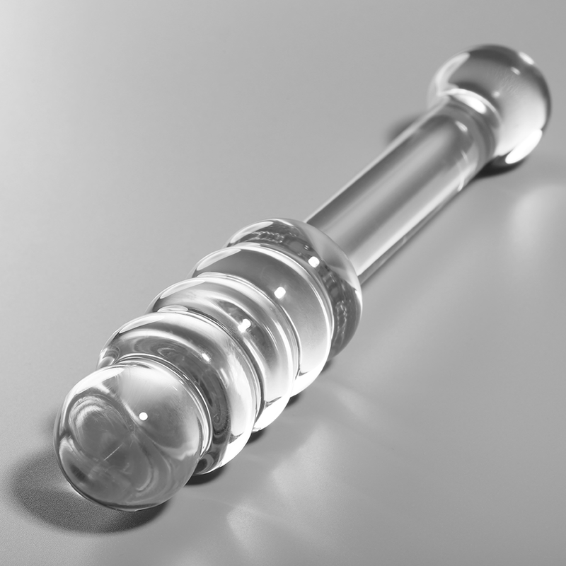NEBULA SERIES BY IBIZA - MODÈLE 20 GODE EN VERRE BOROSILICATE CLAIR 20.5 CM -O- 3 CM NEBULA SERIES BY IBIZA