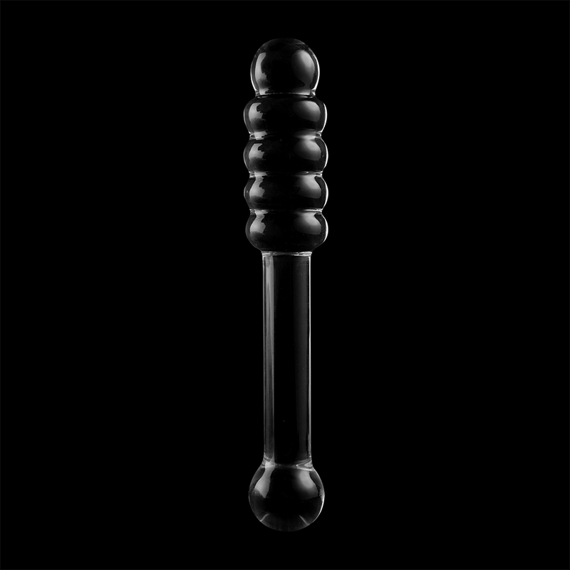 NEBULA SERIES BY IBIZA - MODÈLE 20 GODE EN VERRE BOROSILICATE CLAIR 20.5 CM -O- 3 CM NEBULA SERIES BY IBIZA