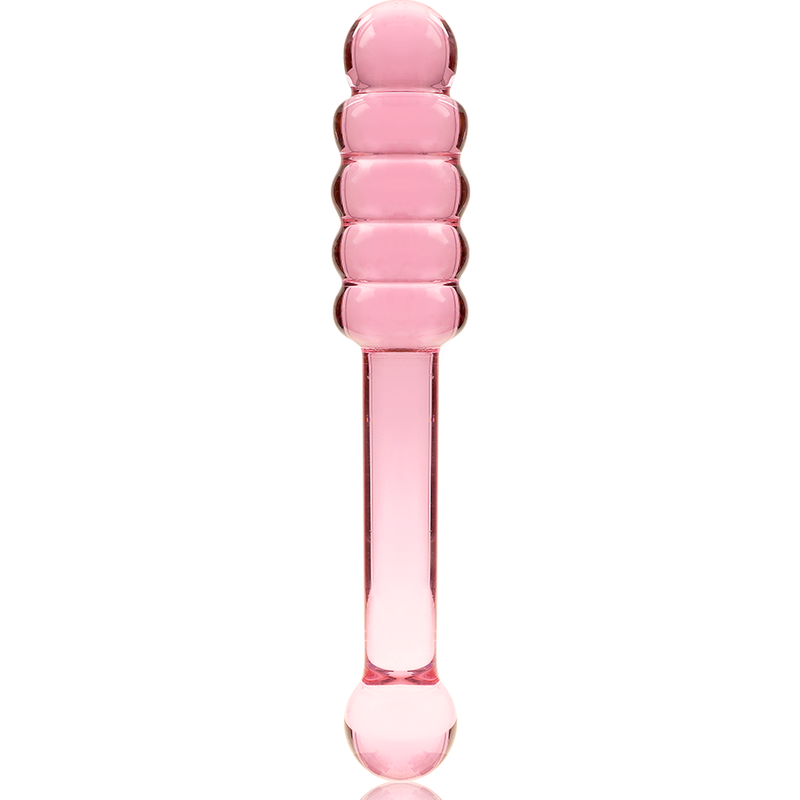 NEBULA SERIES BY IBIZA - MODÈLE 20 GODE EN VERRE BOROSILICATE ROSE 20.5 CM -O- 3 CM NEBULA SERIES BY IBIZA