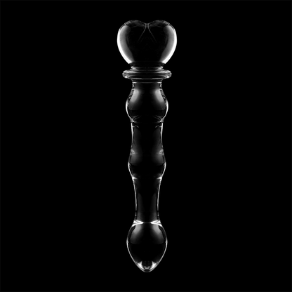 NEBULA SERIES BY IBIZA - MODÈLE 21 GODE EN VERRE BOROSILICATE CLAIR 20.5 CM -O- 3.5 CM NEBULA SERIES BY IBIZA