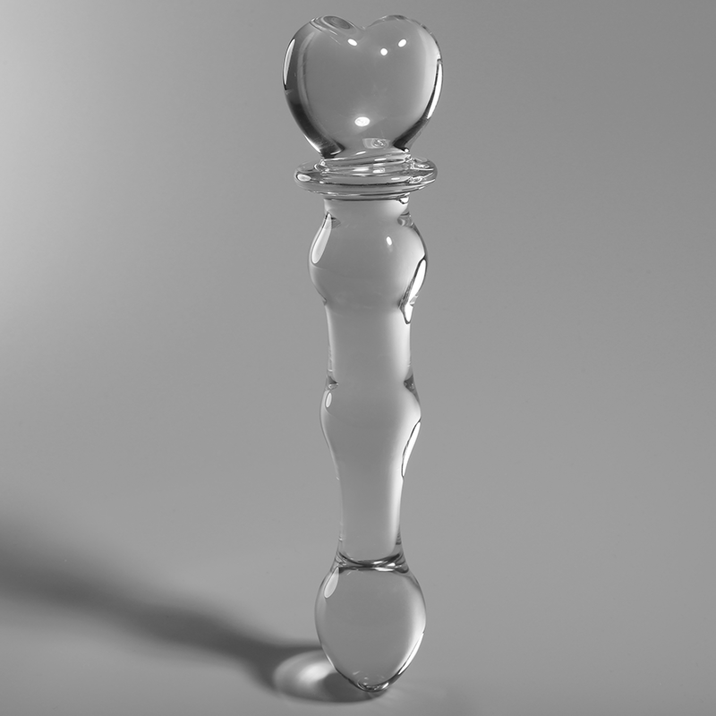 NEBULA SERIES BY IBIZA - MODÈLE 21 GODE EN VERRE BOROSILICATE CLAIR 20.5 CM -O- 3.5 CM NEBULA SERIES BY IBIZA