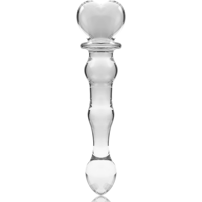 NEBULA SERIES BY IBIZA - MODÈLE 21 GODE EN VERRE BOROSILICATE CLAIR 20.5 CM -O- 3.5 CM NEBULA SERIES BY IBIZA