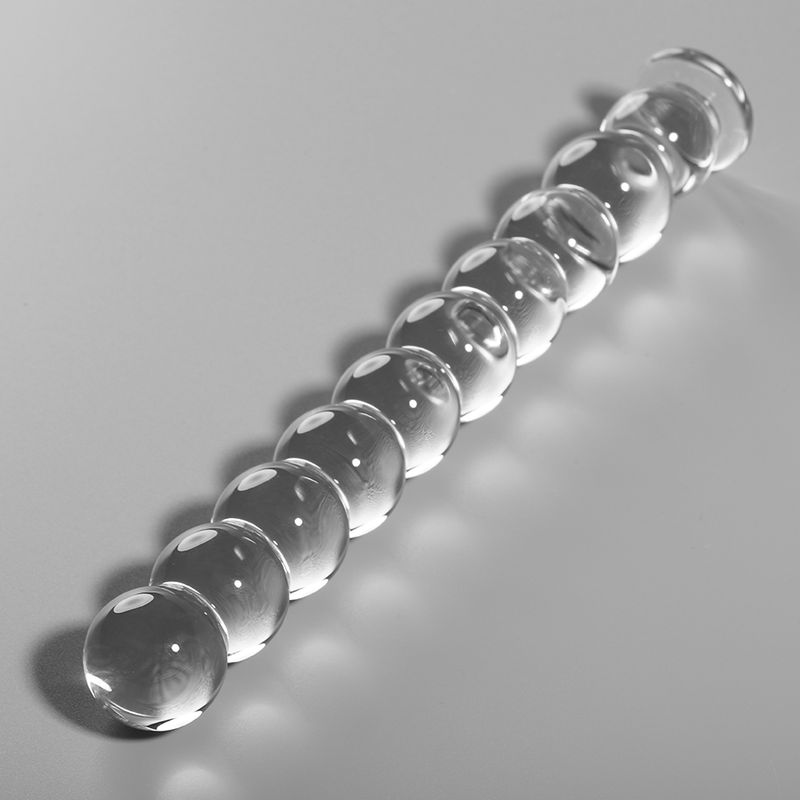 NEBULA SERIES BY IBIZA - MODÈLE 22 GODE EN VERRE BOROSILICATE CLAIR 21.5 CM -O- 2.5 CM NEBULA SERIES BY IBIZA