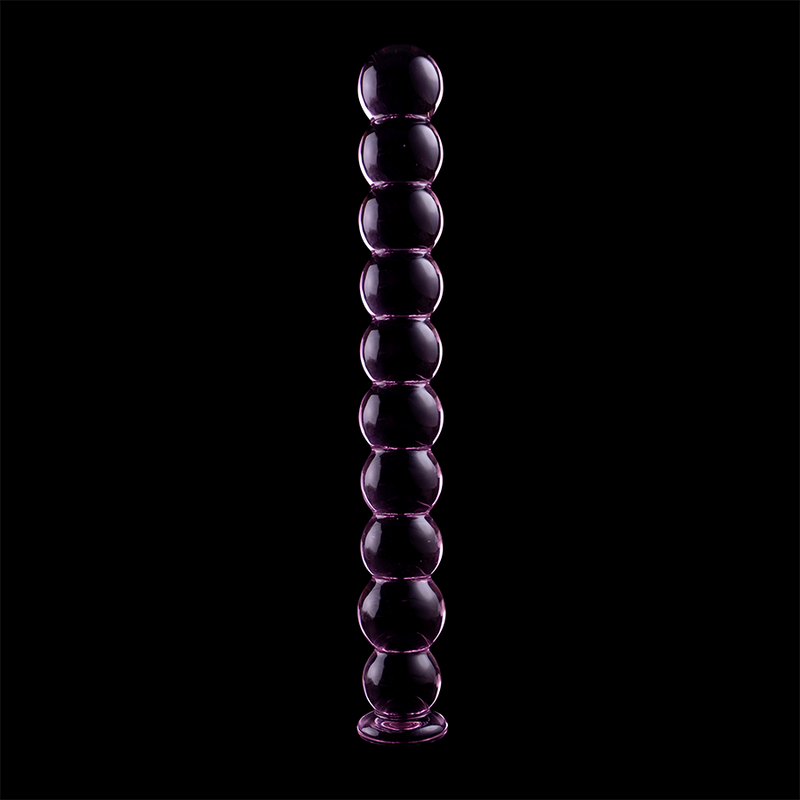 NEBULA SERIES BY IBIZA - MODÈLE 22 GODE EN VERRE BOROSILICATE ROSE 21.5 CM -O- 2.5 CM NEBULA SERIES BY IBIZA
