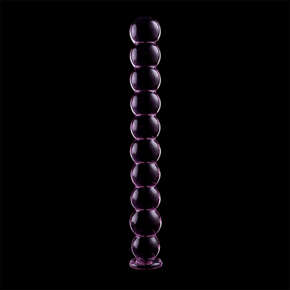 NEBULA SERIES BY IBIZA - MODÈLE 22 GODE EN VERRE BOROSILICATE ROSE 21.5 CM -O- 2.5 CM NEBULA SERIES BY IBIZA