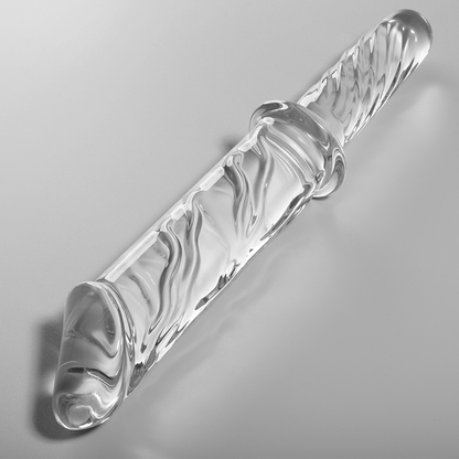 NEBULA SERIES BY IBIZA - MODÈLE 24 GODE EN VERRE BOROSILICATE CLAIR 28.5 CM -O- 5 CM NEBULA SERIES BY IBIZA