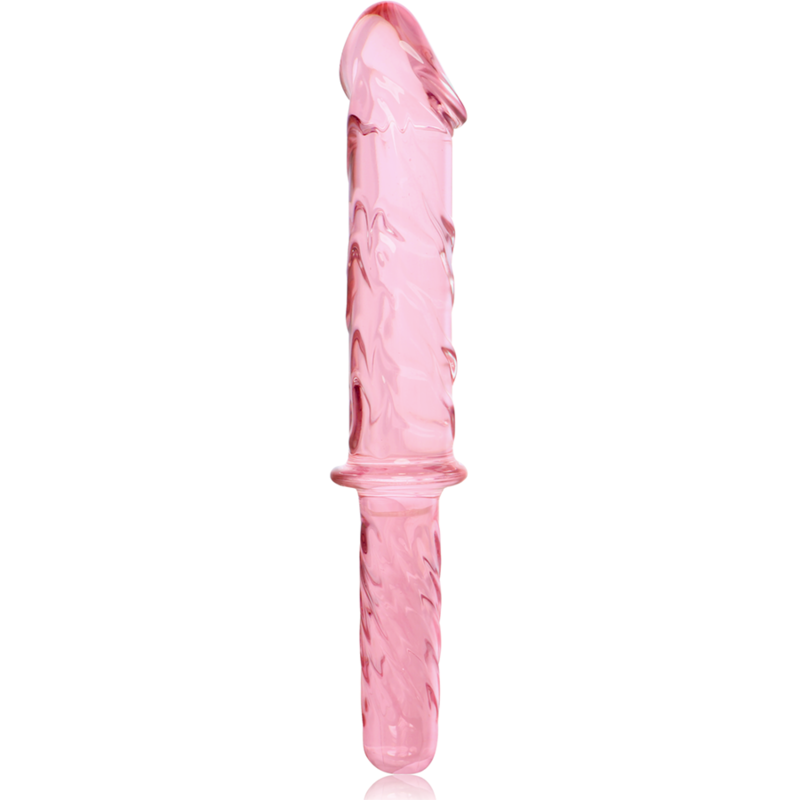 NEBULA SERIES BY IBIZA - MODÈLE 24 GODE EN VERRE BOROSILICATE ROSE 28.5 CM -O- 5 CM NEBULA SERIES BY IBIZA