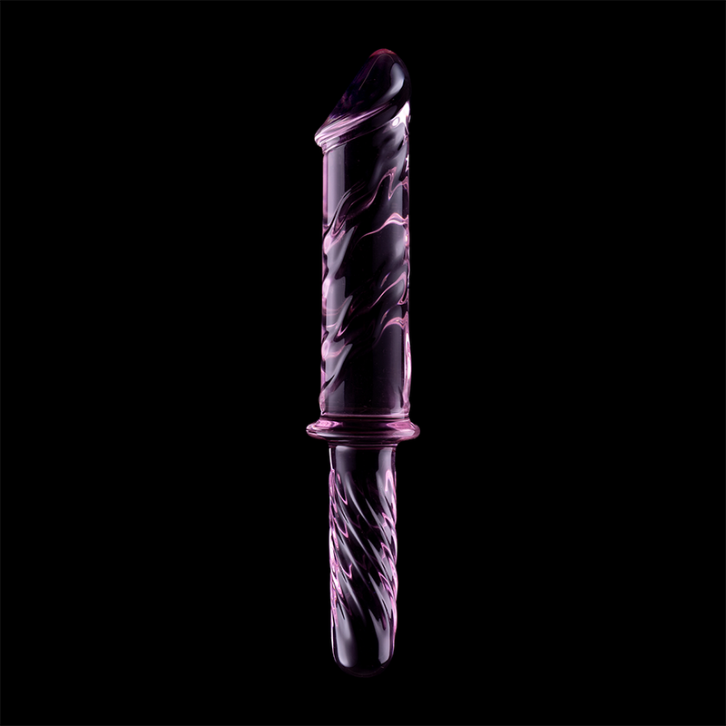 NEBULA SERIES BY IBIZA - MODÈLE 24 GODE EN VERRE BOROSILICATE ROSE 28.5 CM -O- 5 CM NEBULA SERIES BY IBIZA