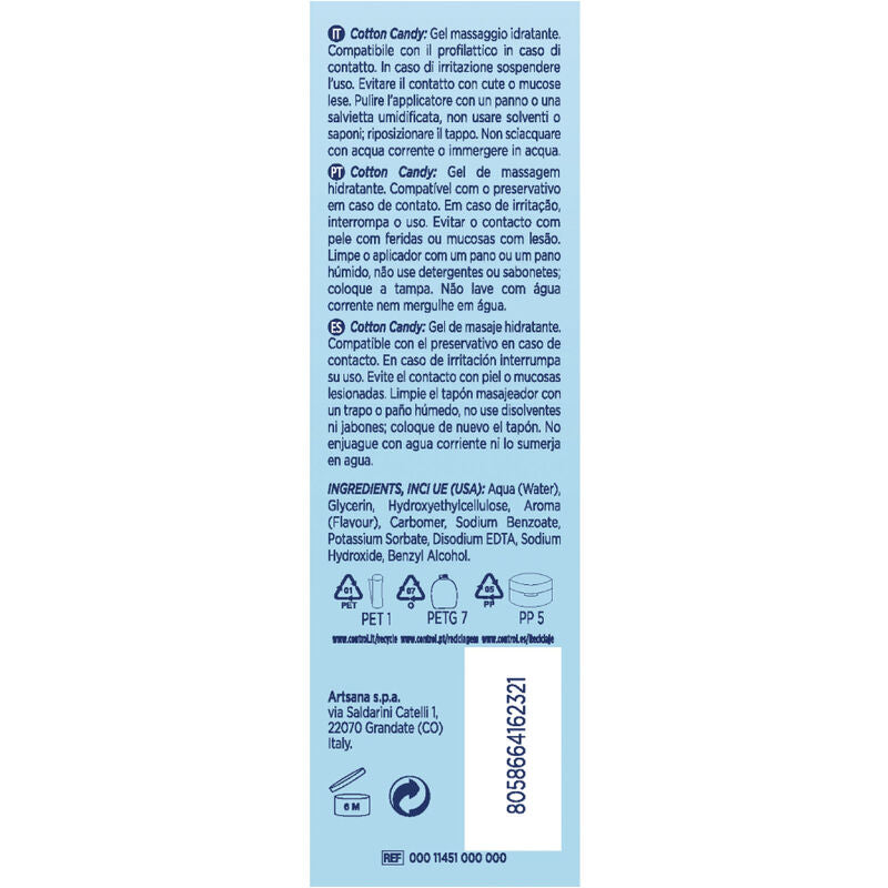 CONTROL - GEL DE MASSAGE BARBE  PAPA 3 EN 1 200 ML CONTROL LUBES