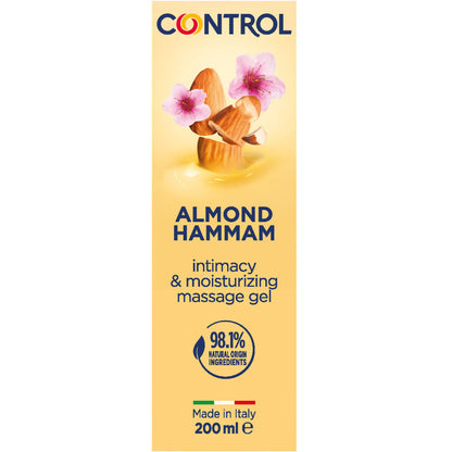 CONTROL - GEL DE MASSAGE HAMMAM AUX AMANDES 3 EN 1 200 ML CONTROL LUBES