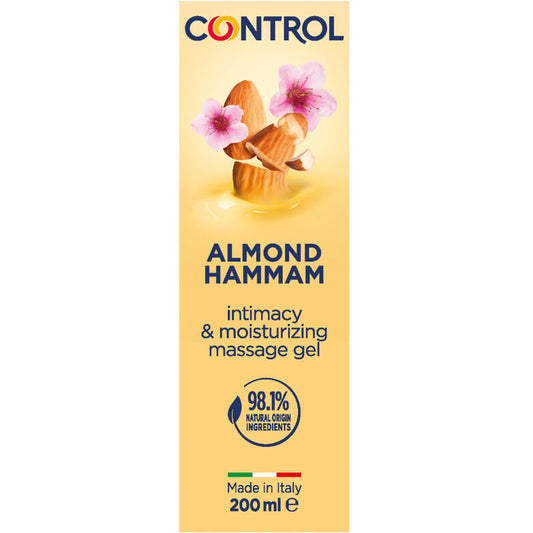 CONTROL - GEL DE MASSAGE HAMMAM AUX AMANDES 3 EN 1 200 ML CONTROL LUBES