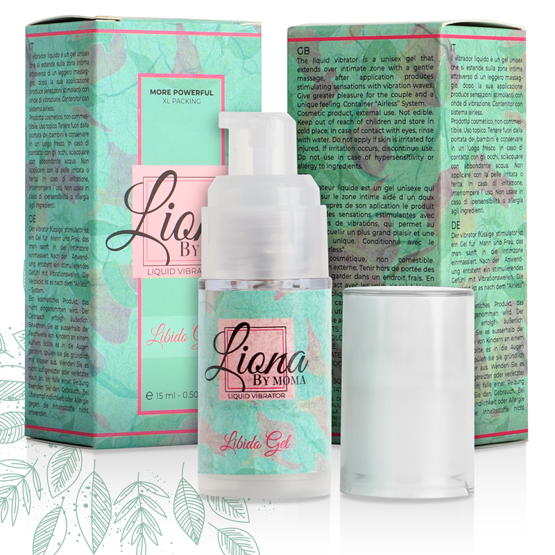 LIONA BY MOMA - VIBRATEUR LIQUIDE LIBIDO GEL 15 ML LIONA BY MOMA