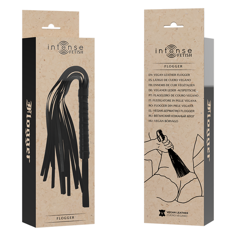 INTENSE - FETISH FLOGGER EN CUIR VÉGÉTALIEN INTENSE FETISH